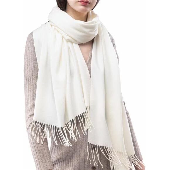 Womens Pashmina Shawl Wraps Cashmere Feel Winter Scarf Soft Warm Blanket - Picture 5 of 7